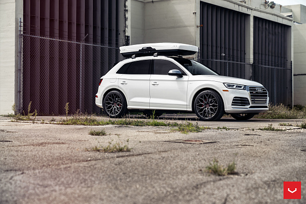 Фото дисков Vossen HF-2 Сатиновый графит на Audi Q5 (FY)
