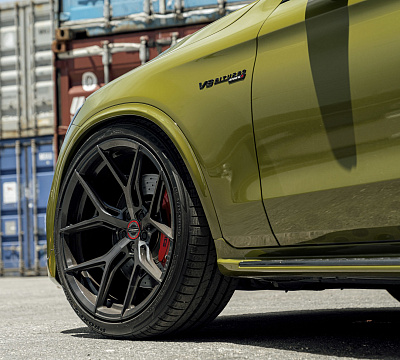 Фото дисков Vossen HF-5 на Mercedes-Benz GLC (X253, C253)