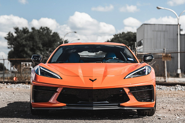 Фото дисков Brixton Forged R11-R Черный сатин на Chevrolet Corvette C8