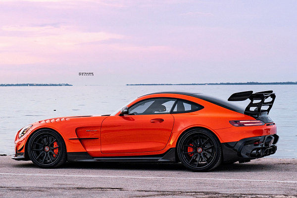 Фото дисков Strasse Wheels SV5 Deep Concave FS Черный сатин на Mercedes-Benz AMG GT I