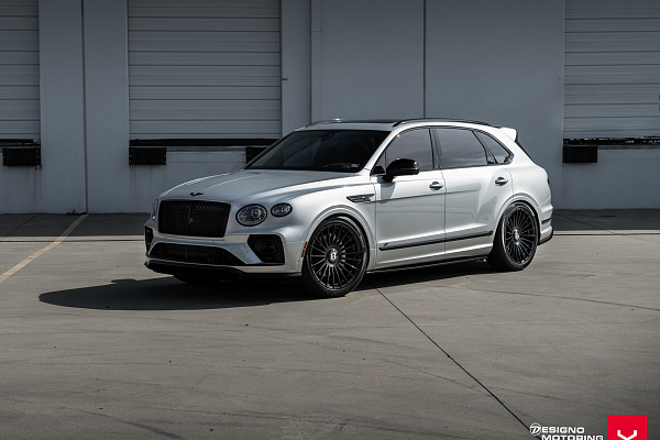 Фото дисков Vossen HF-8 Черный глянец на Bentley Bentayga