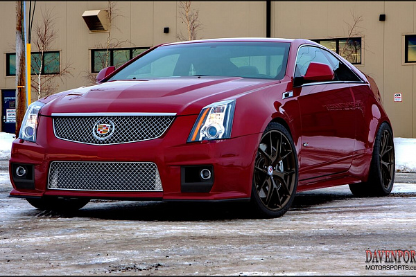 Фото дисков HRE P101 Глянцевая бронза на Cadillac CTS II