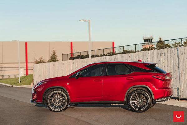 Фото дисков Vossen HF-4T Сатиновый графит на Lexus RX IV