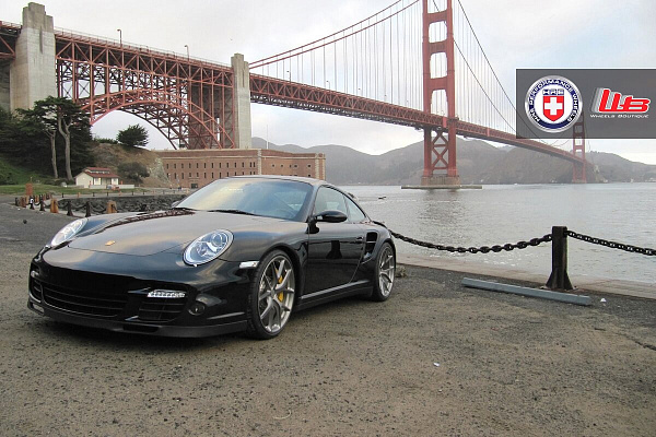 Фото дисков HRE P101 Сатиновый тонированный лак на Porsche 911 VI