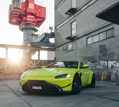 Фото дисков Brixton Forged PF8 на Aston Martin Vantage 4