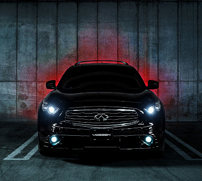 Фото дисков Vossen CV3 на Infiniti FX II