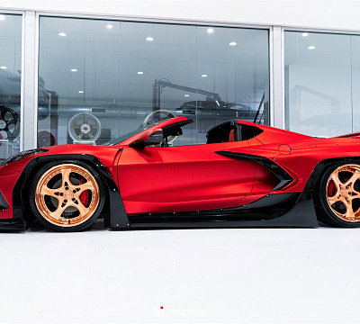 Фото дисков Anrky XR-305 на Chevrolet Corvette C8