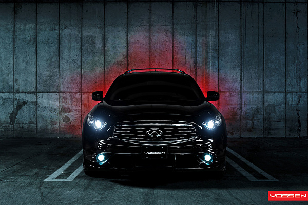 Фото дисков Vossen CV3 Серебро на Infiniti FX II