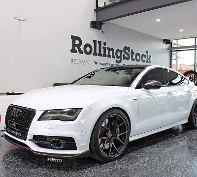 Фото дисков Strasse Wheels SM5R Deep Concave Monoblock на Audi A/RS 7 (4G)