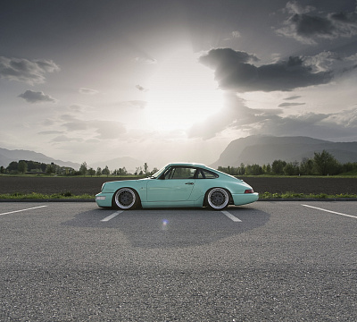 Фото дисков Rotiform LHR на Porsche 911 II