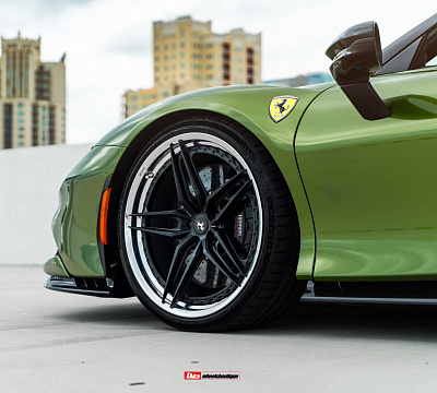 Фото дисков HRE S107SC на Ferrari SF90