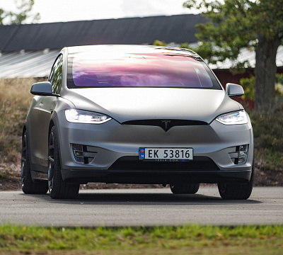 Фото дисков Vossen CG-205T на Tesla Model X