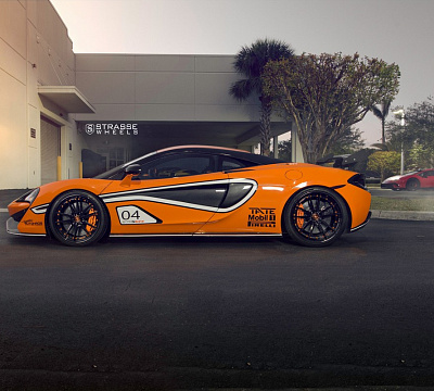 Фото дисков Strasse Wheels SV1 Deep Concave FS на McLaren 570S