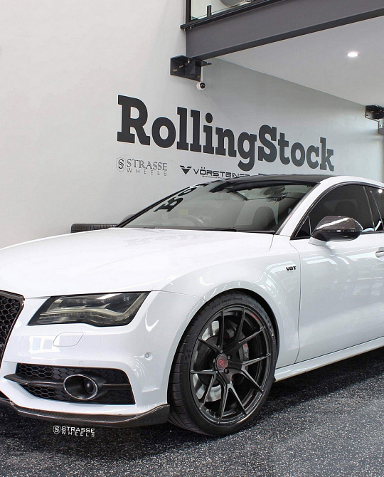 Фото дисков SM5R Deep Concave Monoblock Черный сатин на Audi A/RS 7 (4G)