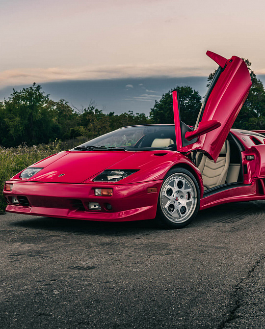 Фото дисков 505 Глянцевый лак на Lamborghini Diablo