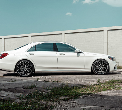 Фото дисков Vossen HF-2 на Mercedes-Benz S-Class (W222, C217)