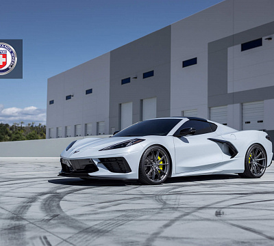 Фото дисков HRE P104SC на Chevrolet Corvette C8