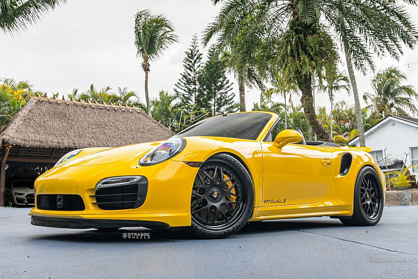 Фото дисков Strasse Wheels SV8 Performance Черный матовый на Porsche 911 VII