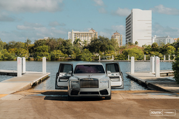 Фото дисков NOVITEC SP3 Черный глянец на Rolls-Royce Cullinan