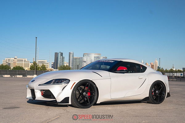 Фото дисков HRE FF11 Черный сатин на Toyota Supra A90