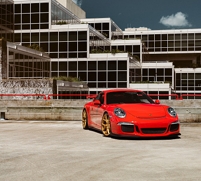 Фото дисков Vossen HF-5 на Porsche 911 VII