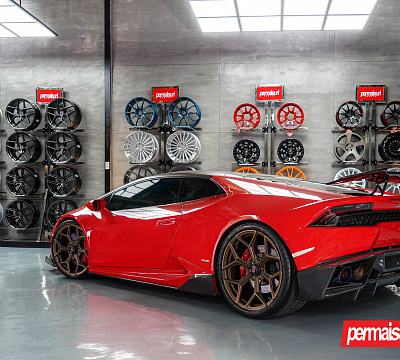 Фото дисков NOVITEC NL4 на Lamborghini Huracan
