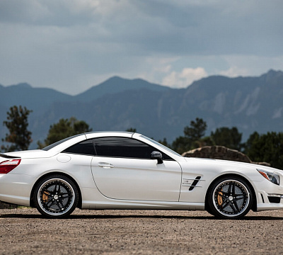 Фото дисков HRE S107 на Mercedes-Benz SL (R231)