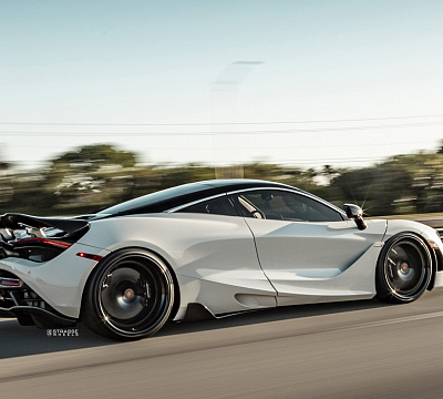 Фото дисков Strasse Wheels SM5R Deep Concave FS на McLaren 720S