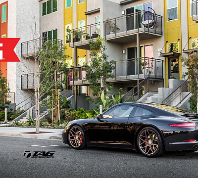Фото дисков HRE FF01 на Porsche 911 VII