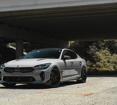 Фото дисков Vossen EVO-3 на Kia Stinger