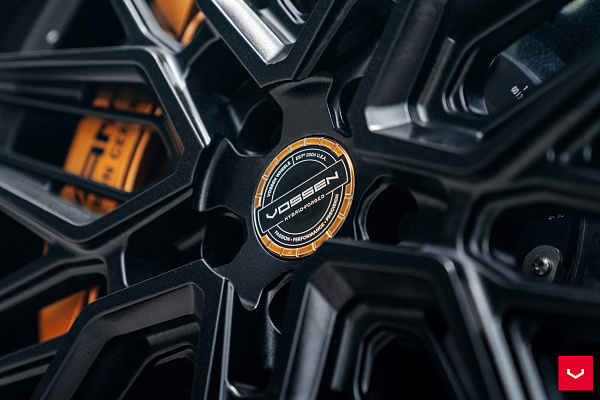 Фото дисков Vossen HF-7 Черный глянец на Mercedes-Benz GLE II