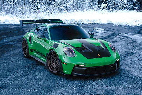 Фото дисков Brixton Forged TR20 Сатиновая бронза на Porsche 911 VIII