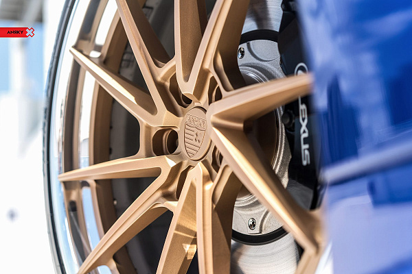 Фото дисков Anrky AN23 Сатиновое золото на Lexus LC 500
