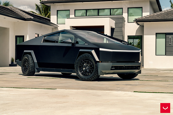 Фото дисков Vossen HFX-1 (6-Lug) Черный глянец на Tesla Cybertruck