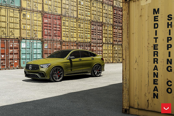 Фото дисков Vossen HF-5 Черный глянец на Mercedes-Benz GLC (X253, C253)