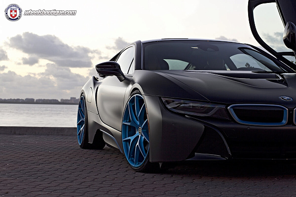 Фото дисков HRE P101 Синий сатин на BMW i8