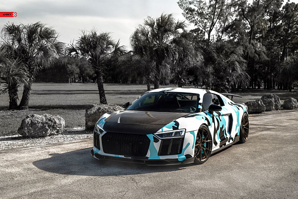 Фото дисков Anrky AN12 Глянцевая темная бронза на Audi R8 (4S)