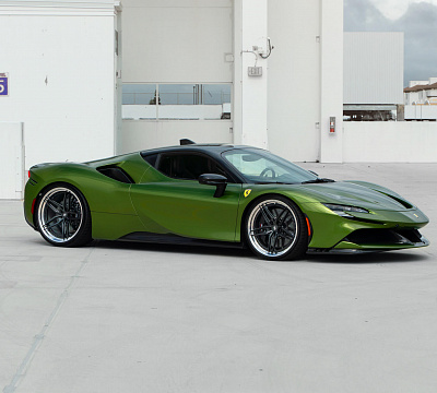 Фото дисков HRE S107SC на Ferrari SF90