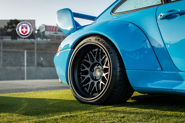 Фото дисков HRE C100 Черный сатин на Porsche 911 IV