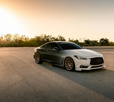 Фото дисков Vossen HF-2 на Infiniti Q60 II