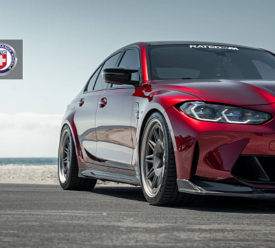 Фото дисков HRE 528 на BMW 3/M3 (G2x/G80)