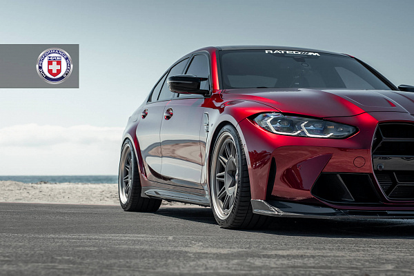 Фото дисков HRE 528 Сатиновый графит на BMW 3/M3 (G2x/G80)