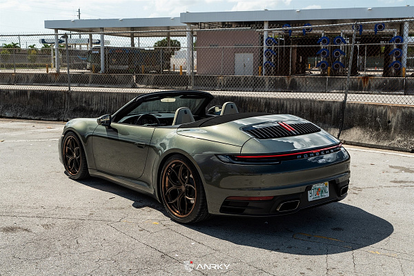 Фото дисков Anrky S3-X0 Сатиновая бронза на Porsche 911 VIII