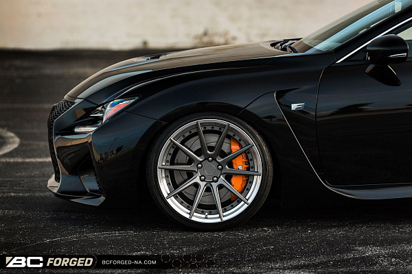 Фото дисков BC Forged HCS04 Матовый графит на Lexus RC