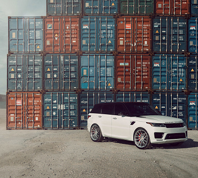 Фото дисков Vossen M-X4T на Land Rover Range Rover Sport II