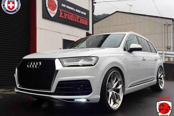 Фото дисков HRE S201 Глянцевый лак на Audi Q7 (4M)