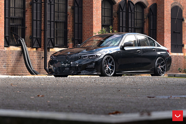 Фото дисков Vossen HF-5 Сатиновый графит на BMW 3/M3 (G2x/G80)