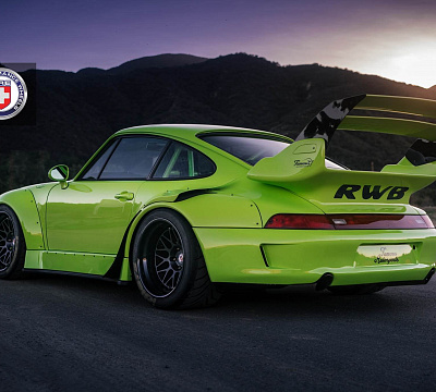 Фото дисков HRE 300 на Porsche 911 IV