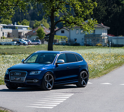 Фото дисков Vossen CV3 на Audi Q5 (8R)