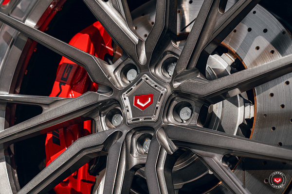 Фото дисков Vossen M-X4T (3-Piece) Глянцевый темный лак на Mercedes-Benz AMG GT I